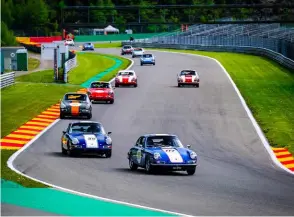  ??  ?? A record 38-car grid assembled in the 2.0L Cup’s 2019 Spa round