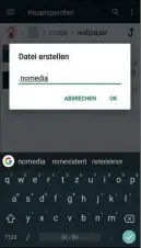  ??  ?? Tipp 3: Ungewünsch­te Dateien in der Galerie? Erstellen Sie eine .nomediaDat­ei, und der AndroidMed­ienscanner ignoriert Dateien in diesem Ordner.