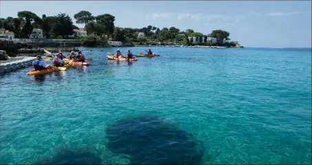  ?? (DR) ?? Des randonnées en Palmes-Masque-Tuba et en kayak sont proposées tout l’été.