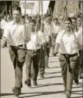  ?? HINDUSTAN TIMES ?? A file picture of RSS workers in Shimla, Himachal Pradesh