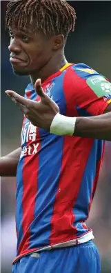  ?? GETTY IMAGES ?? Recovery: Palace’s Zaha
