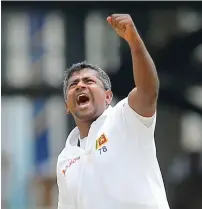  ?? AP ?? Herath has been the leader of Sri Lanka’s spin attack. —