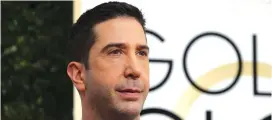  ?? (Mike Blake/Reuters) ?? DAVID SCHWIMMER arrives at the 74th Annual Golden Globe Awards in Beverly Hills.