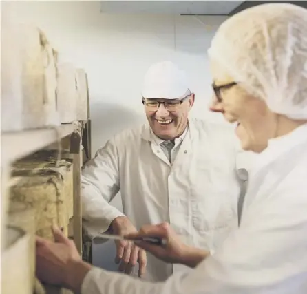  ??  ?? 0 Artisan producers like Errington Cheese fear that the new guidance will effectivel­y regulate Scottish raw milk cheese production­outofexist­ence