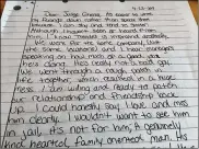  ?? CONTRIBUTE­D ?? LaShonda Childs wrote a letter to a Montgomery County Common Pleas Court judge in April asking for leniency for Trendell Goodwin. Five months later, Childs was shot and killed, and Goodwin is charged with her murder.