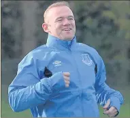  ??  ?? HE’S BACK: Wayne Rooney is expected to feature