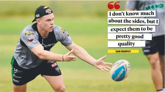  ?? Picture: EVAN MORGAN ?? READY TO GO: Townsville Blackhawks player Sam Murphy is relishing the prospect of playing strong opposition in the Mackay competitio­n.