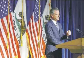  ?? Rich Pedroncell­i Associated Press ?? GOV. GAVIN NEWSOM’S proposed state budget, unveiled Monday, includes an additional $2 billion over a two-year period toward the state’s homelessne­ss crisis.