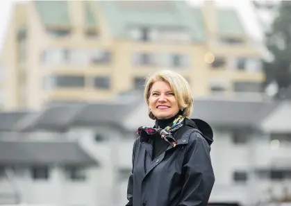  ?? ARLEN REDEKOP ?? Councillor Mary-Ann Booth is a leader in challengin­g the rapid rise in housing prices in West Vancouver.