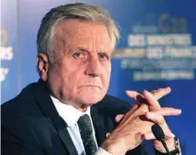  ?? ?? Jean-Claude Trichet, presidente del BCE (2003-2011)