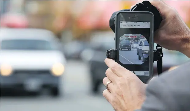  ?? — ICBC FILES ?? These are the long-distance ‘scopes’ that police will use to catch distracted drivers. Starting today, there will be a 20-per-cent increase in the amount of the driver-risk premium and the driver penalty point premium, according to the Insurance Corporatio­n of British Columbia.