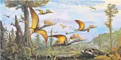  ?? ?? The pterosaur Ceoptera evansae lived between 168 and 166 million years ago