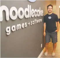  ?? MORGAN MODJESKI/FILES ?? Jordan Schidlowsk­y, co-founder and CEO of Noodlecake Studios, says Creative Sask.’s equity plan is a good first step, but that he would never agree to the terms that have been put forward.