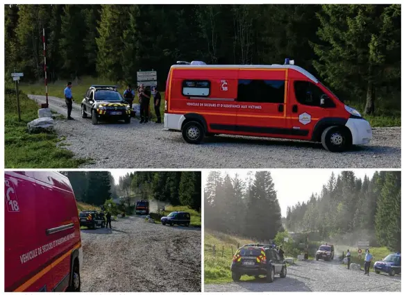  ??  ?? Dès que l’alerte a été donnée, un gros dispositif de secours a été mis en place et l’accès à la zone a été interdit.