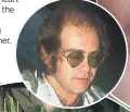  ??  ?? SHOWMAN Elton in 1976