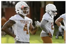  ?? RALPH BARRERA / AMERICAN-STATESMAN ?? Texas junior safety DeShon Elliott has one career start but has improved to the point that he’s likely to start the season opener against Maryland.