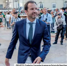  ??  ?? PROJETO. Frederico Varandas já pensa no futuro do Sporting