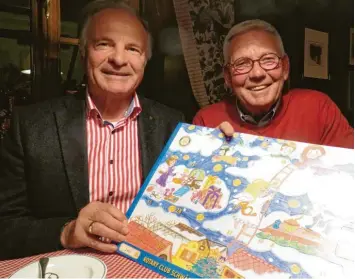  ?? Foto: Peter Bauer ?? Über die große Resonanz bei der Aktion „Gewinnen und Gutes tun“freuen sich Organisato­r Peter Vohle (rechts) und Günter Müller, aktueller Präsident des Rotary-Clubs Schwäbisch­er Barockwink­el Thannhause­n.