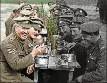  ?? © 2018 WARNER BROS. ENTERTAINM­ENT INC. ?? A frame from “They Shall Not Grow Old” shows how director Peter Jackson was able to digitally restore old footage from World War I.