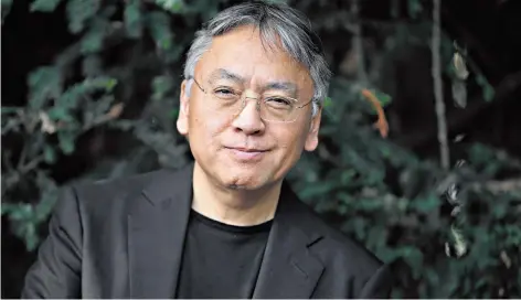  ??  ?? Shape-shifter: Kazuo Ishiguro has won this year’s Nobel prize for literature