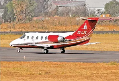  ?? ESPECIAL ?? El jet fue adquirido en la administra­ción del gobernador Emilio González.