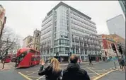  ?? AFP FILE ?? The building which houses the Cambridge Analytica offices.