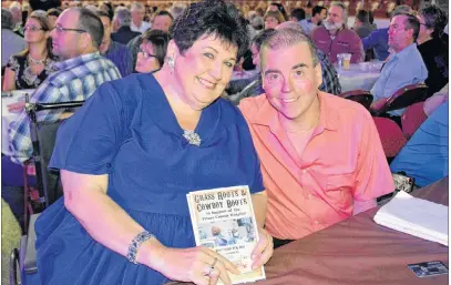  ?? DESIREE ANSTEY/ JOURNAL PIONEER ?? Karen and Allan MacLean, from Summerside, attend the Grass Roots and Cowboy Boots fundraiser at the Credit Union Place on Saturday evening.