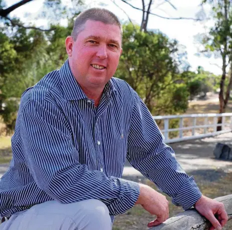  ?? PHOTO: CONTRIBUTE­D ?? INTRODUCIN­G: New Santa Gertrudis Australia general manager Stephen Ware.