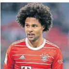  ?? FOTO: DPA ?? Bayerns Serge Gnabry.