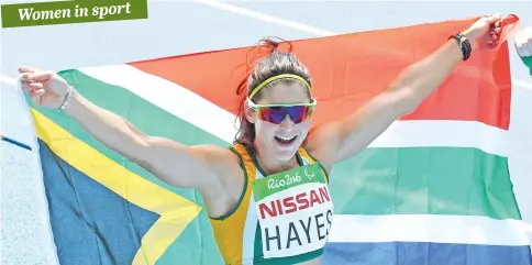  ?? Picture: Gallo Images ?? NO LIMITS. Ilse Hayes did not let her condition prevent her from becoming one of SA‘s top Paralympia­ns.