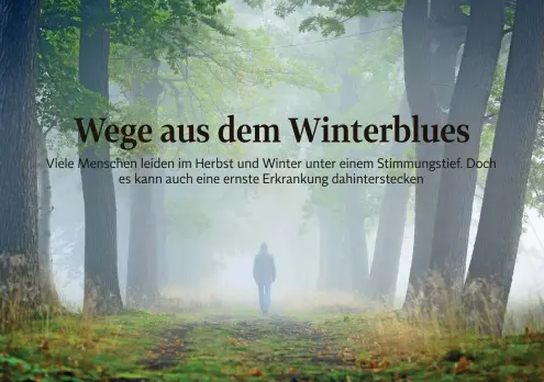  ?? FOTO: SANDERSTOC­K / ISTOCK ?? Im Herbst passt das Wetter zur Stimmung vieler Menschen: Sie sind müde und antriebslo­s.