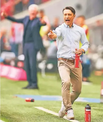  ?? FOTO: ACTION PRESS ?? Für den Noch-Frankfurt- und Bald-Bayern-Trainer Niko Kovac steht heute viel auf dem Spiel.