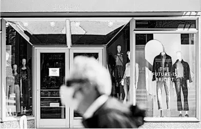  ?? MATT ROURKE/AP ?? J. Crew has filed for bankruptcy protection and is restructur­ing. The pandemic has been hard on many businesses around the country.