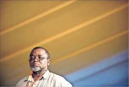  ?? Photos: Delwyn Verasamy and Sipho Siso ?? Integrity: ANC secretary general Gwede Mantashe (above) says the Independen­t Electoral Commission will decide on candidates facing charges such as Chris Mabunda (below).