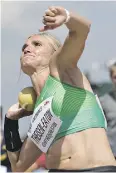  ??  ?? Brianne Theisen-Eaton has a good shot at winning gold for Canada.