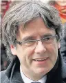  ??  ?? WARRANT Puigdemont