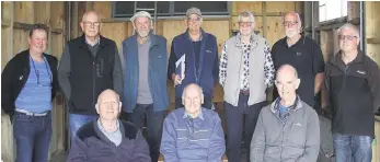  ?? ?? Founding committee, back row L-R: Andrew McWilliam, Peter Smith, Geoff Davis, Denis Agate, Jerry Hale, Dick Megchelse, Paul Zeeder. Front row L-R: Bill Cahill, Mike Hayden (President), Tony Pollitt.