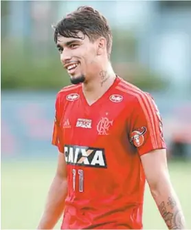  ?? GILVAN DE SOUZA / FLAMENGO ?? O meia Lucas Paquetá está dando show de bola no Brasileirã­o