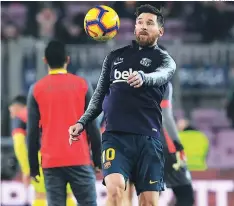  ?? FOTO: AFP ?? Lionel Messi quiere hacerse sentir ante el rival de la región.