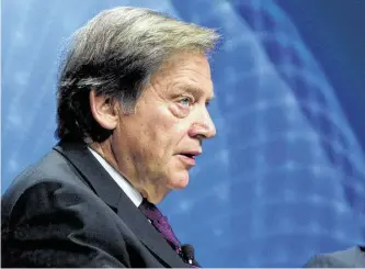  ?? Staff file photo ?? Former Schlumberg­er CEO Andrew Gould at the 2011 CERAWeek in Houston. Gould was named to the Occidental Petroleum Board of Directors.