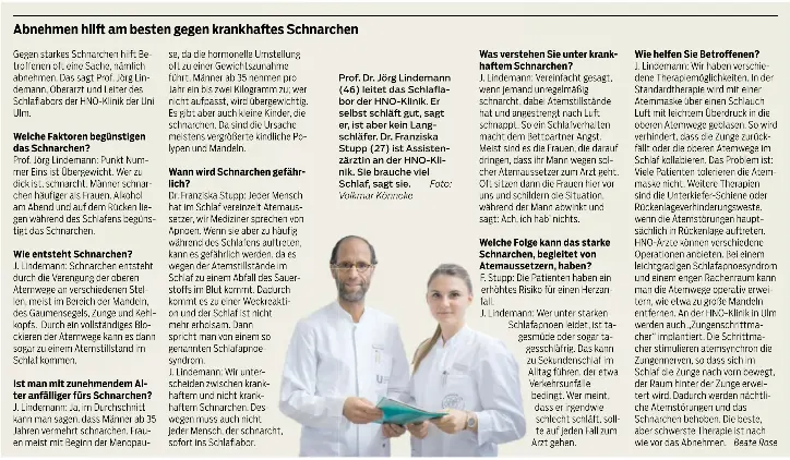 Pressreader Nwz Goppinger Kreisnachrichten 18 11 08 Abnehmen Hilft Am Besten Gegen Krankhaftes Schnarchen