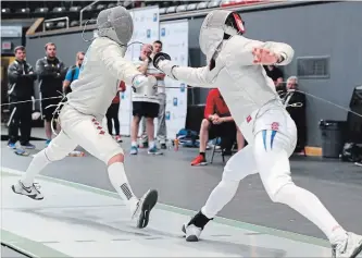  ?? DEVIN MANKY CANADIAN FENCING FEDERATION ?? Upwards of 1,000 of the top fencers in Canada will compete in the national championsh­ips beginning Friday and wrapping up Monday at Brock University in St. Catharines.