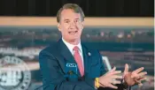 ?? ALEX BRANDON/AP ?? Gov. Glenn Youngkin speaks Wednesday in Alexandria. On Thursday, he said he would pursue mental health reform legislatio­n next year as the General Assembly reconvenes.