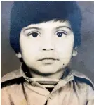  ?? Supplied photos ?? Raj Khaneja during his school days and right, as a young man who dreamed to set up his own company one day. —
