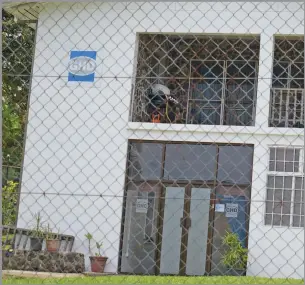  ?? Photo: Ronald Kumar ?? At least three people fell from the second floor balcony of this building in Nasese, Suva, after the railings broke on December 7, 2018.