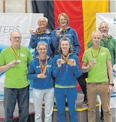  ?? FOTO: VEREIN ?? Die erfolgreic­hen Schwimmer des TSV Lindau.