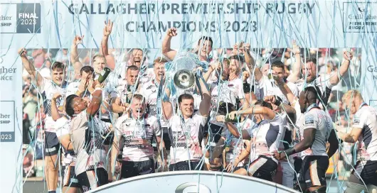  ?? DAVID ROGERS ?? Gallagher Insurance sponsors the English Premiershi­p and has now signed on to support provincial rugby unions in New Zealand.