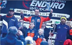  ??  ?? Christophe Nambotin retrouve la plaque numéro 1 en E3 après une saison difficile face à Romain Dumontier. Anthony Geslin complète le podium.