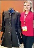  ?? Submitted Photo ?? Jazlyn Sanderson of Gentry’s FCCLA participat­ed in one of 30 family and consumer sciences related competitiv­e events offered at the conference and achieved sixth place in the Southern Region of FCCLA and won a silver medal for the fashionabl­e coat she...