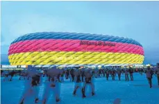  ?? FOTO: MARC MÜLLER/DPA ?? München bleibt Co-gastgeber der Europameis­terschaft. Die drei Vorrundens­piele der DFB-ELF und ein Viertelfin­ale finden in der Allianz Arena statt.